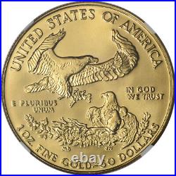 1991 American Gold Eagle (1 oz) $50 NGC MS69