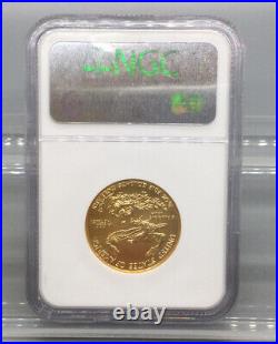 1991 Gold Eagle $25 Coin NGC MS 68