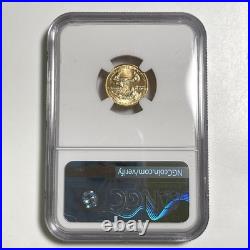 1992 $5 American Gold Eagle 1/10th Oz NGC MS69 Fine Gold US Key Date Coin
