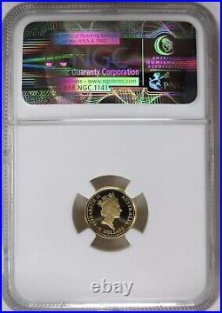 1992 $5 Australian Gold Proof Kangaroo. NGC PF 69. Only 500 Eagle Privy Issued