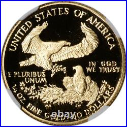 1992-P American Gold Eagle Proof 1/4 oz $10 NGC PF69 UCAM