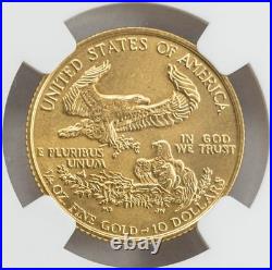 1993 $10 American Gold Eagle MS69 NGC 950290-2 1993 $10 American Gold Eagle MS69 NGC 950290-2