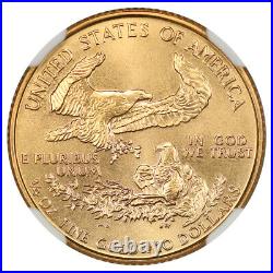 1993 Gold Eagle $10 NGC MS70 American Gold Eagle AGE