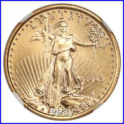1993 Gold Eagle $5 NGC MS70 American Gold Eagle AGE