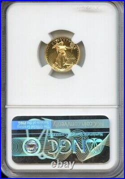 1993 P $5 Gold Eagle NGC Mint Error PF69 UCAM Reverse Struck Thru Wayne Miller