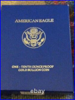1993 Proof U. S. Gold Eagle $5 Tenth-Ounce 1/10 oz