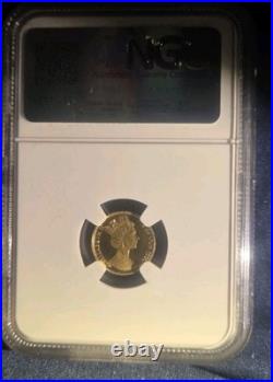 1994 PM GOLD ISLE OF MAN 1/20 OZ ANGEL COIN NGC MINT STATE 64 Only 1 Higher
