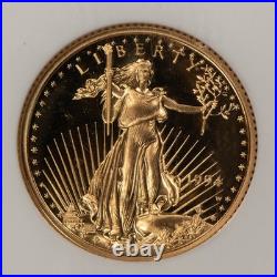 1994-W G$5 1/10 oz Gold American Eagle Proof NGC PF 69 Ultra Cameo SKU-G6096