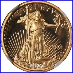 1994-W Gold American Eagle $5 NGC PF70 Ultra Cameo Brown Label STOCK