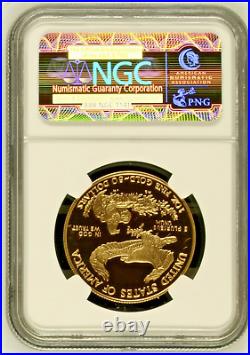 1995 W Gold Eagle G$50 1 Oz Gold Pf 70 Ultra Cameo Ngc 3295824-015