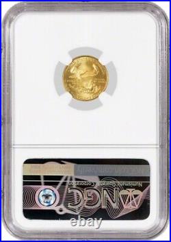 1996 $5 1/10 oz Gold American Eagle NGC MS70 Gem Uncirculated Coin