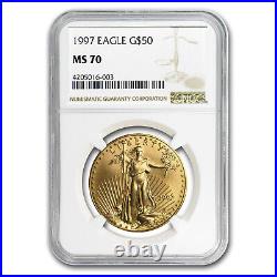 1997 1 oz Gold American Eagle MS-70 NGC