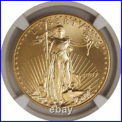 1997 $50 1 oz Gold American Eagle NGC MS70 Gem Uncirculated Coin