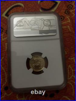1998 1/10 oz Gold American Eagle MS 70 NGC