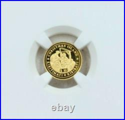 1998 Kiribati Gold 10 Dollars Birth Of Jesus Ngc Pf 69 Ultra Cameo Rare Top Pop