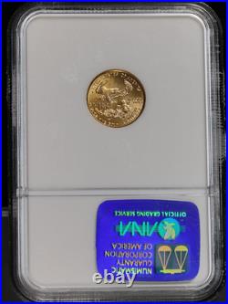 1999 Gold American Eagle $5 NGC MS70 1999 Gold American Eagle $5 NGC MS70