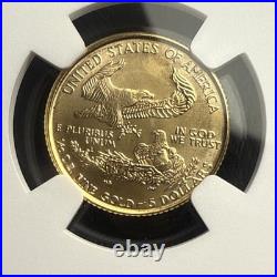 1999 NGC MS-69 American Eagle G$5 Five Dollars 1/10 OZ Gold Coin Better Date 1999 NGC MS-69 American Eagle G$5 Five Dollars 1/10 OZ Gold Coin Better Date