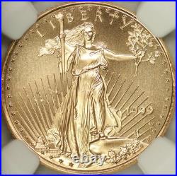 1999-W $10 Quarter Ounce Gold Eagle NGC MS68