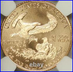 1999-W $10 Quarter Ounce Gold Eagle NGC MS68