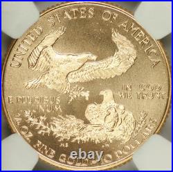 1999-W $10 Quarter Ounce Gold Eagle NGC MS69