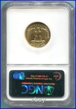 1999-W $5 COMMEMORATIVE GEORGE WASHINGTON 1/4 Oz. GOLD COIN NGC MS70 MS-70 1999-W $5 COMMEMORATIVE GEORGE WASHINGTON 1/4 Oz. GOLD COIN NGC MS70 MS-70