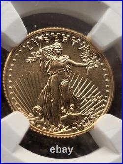1/10 Oz. Gold 2026 $5 American Eagle Coin NGC MS69