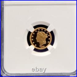 1/10 oz. 999 Gold 2017 Proof Proposed Motto 1865 Double Eagle Private Issue