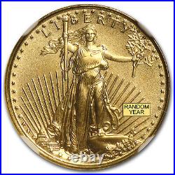 1/10 oz American Gold Eagle MS-69 NGC (Random Year)
