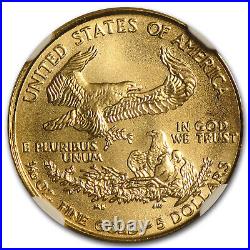 1/10 oz American Gold Eagle MS-69 NGC (Random Year)