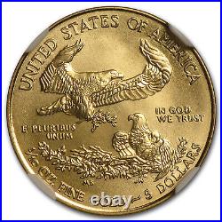 1/10 oz American Gold Eagle MS-70 NGC (Random Year)