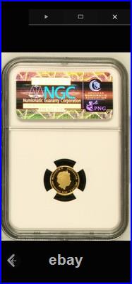 1/20 oz $5 Australian Kookaburra Gold Proof 70 ULTRA CAMEO