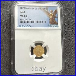 1/20 oz LIBERTAD MEXICO 2021 Gold Coin BU NGC Blue Label