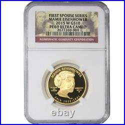 1/2 oz US Mint First Spouse Gold Coin MS/PR69 (Random Year, NGC or PCGS)