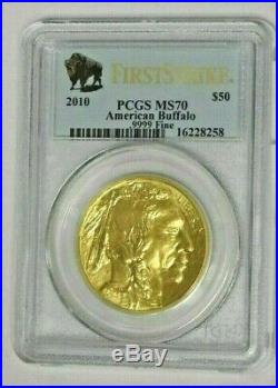 1 oz MS70 American Buffalo $50 Gold Random Year 1 oz in PCGS / NGC Dealer Choice