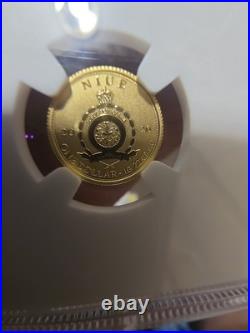 1g Pteranodon Gold Coin Ngc Pf70