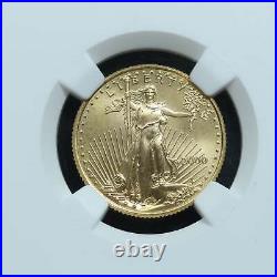 2000 1/4 Oz Gold American Eagle 10$ Bullion Gold Coin NGC MS 69