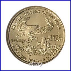 2000 American Gold Eagle 1/10 oz $5 NGC MS69