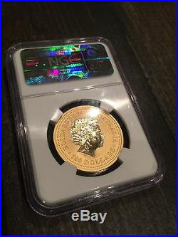 2000 Australia Gold Lunar Year of the Dragon (1 oz) $100 NGC MS70 Series I