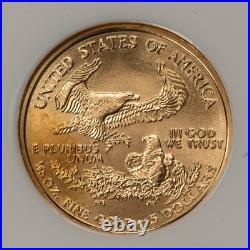 2000 G$5 1/10 oz Gold American Eagle Tenth-Ounce NGC MS 70 SKU-G6190