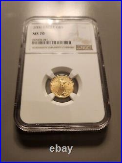 2000 Gold Eagle-$5-NGC ms 70-PERFECT