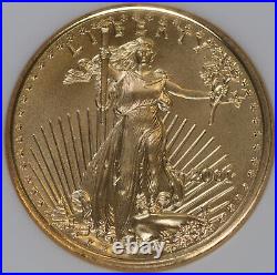 2001 1/10 oz $5 Gold Eagle NGC MS 70 Mint State Uncirculated