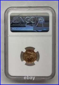2001 $5 1/10 oz American Gold Eagle Coin NGC MS69 Scarce Vintage Date