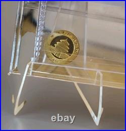 2001 Chinese GOLD Panda+Colorized+ 20 Yaun (1/20 Toz) NGC Verified +GEM BU