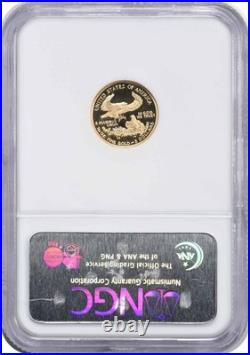 2001-W $5 American Gold Eagle PF70UCAM NGC