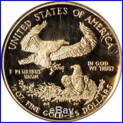 2001-W American Gold Eagle Proof 1/2 oz $25 NGC PF70 UCAM