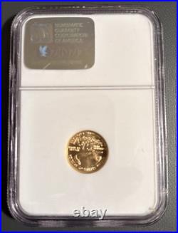 2002 $5 American Gold Eagle NGC MS70 1/10 Oz Coin