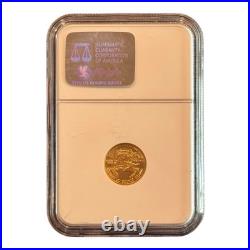 2002 American Gold Eagle $5 NGC MS69 1/10 oz Gold Coin 2002 American Gold Eagle $5 NGC MS69 1/10 oz Gold Coin