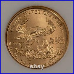 2002 G$5 1/10 oz Gold American Eagle NGC MS 69 SKU-G5412