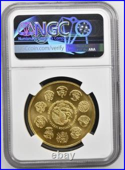 2002 Mexico Gold Libertad 1 Onza Ngc Ms67