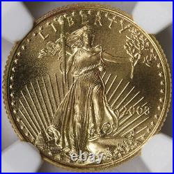 2003 $5 Gold 1/10 oz American Eagle NGC MS70 2003 $5 Gold 1/10 oz American Eagle NGC MS70
